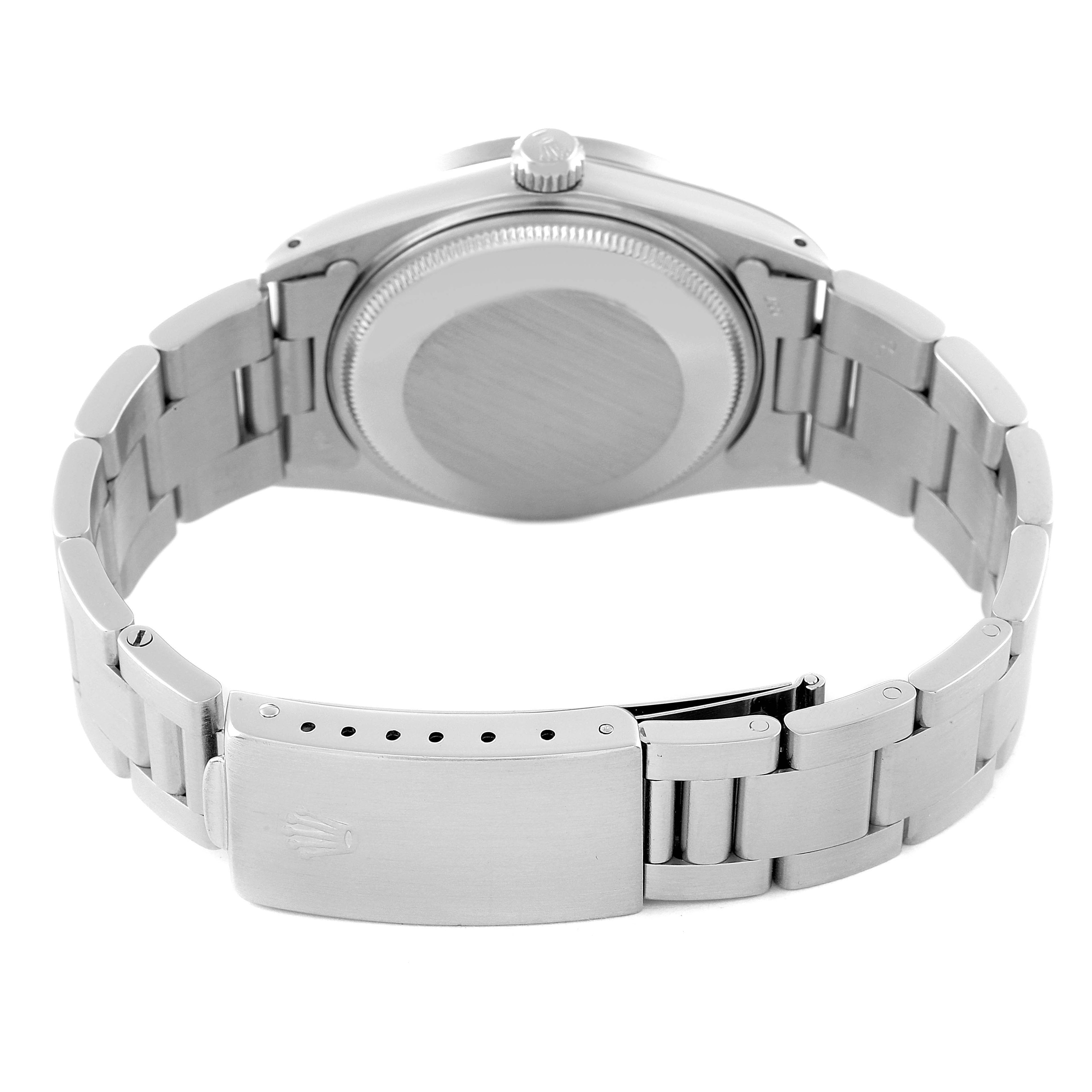 Rolex Date Stainless Steel Silver Dial Vintage Mens Watch 15010