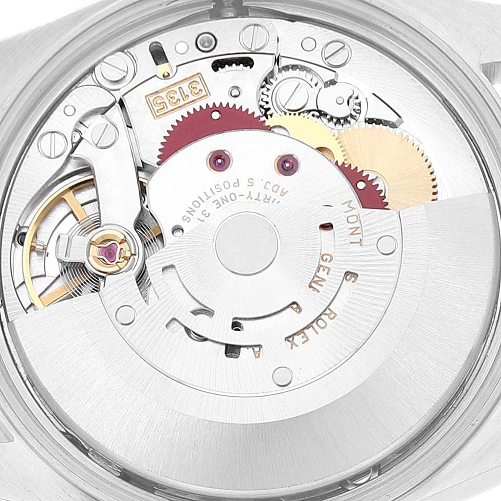 Rolex Date Stainless Steel White Dial Mens Watch 15210 Box Papers