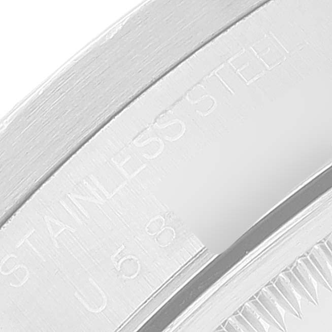 Rolex Date Steel White Dial Oyster Bracelet Mens Watch 15210