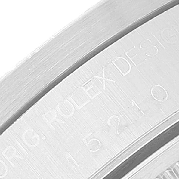 Rolex Date Steel White Dial Oyster Bracelet Mens Watch 15210