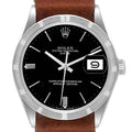 Rolex Date Vintage Black Dial Stainless Steel Mens Watch 1501