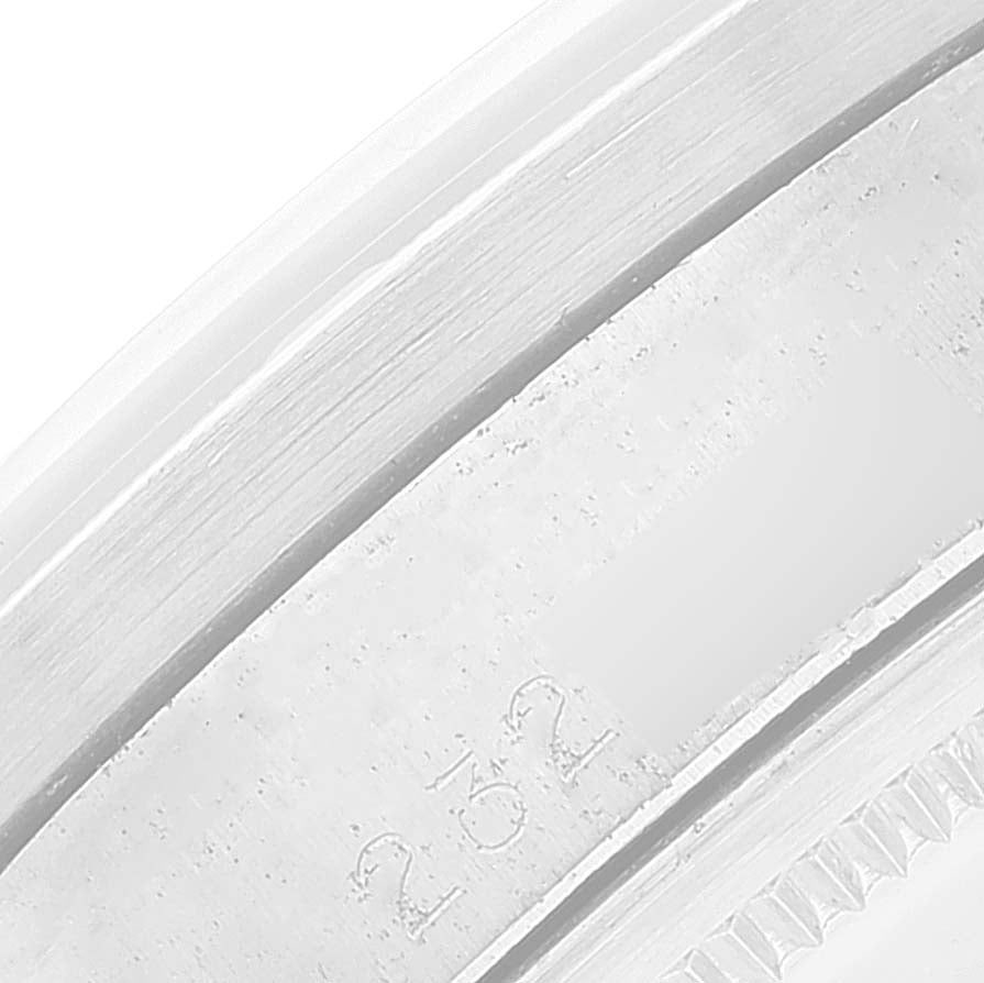 Rolex Date Vintage Silver Baton Dial Stainless Steel Mens Watch 1501