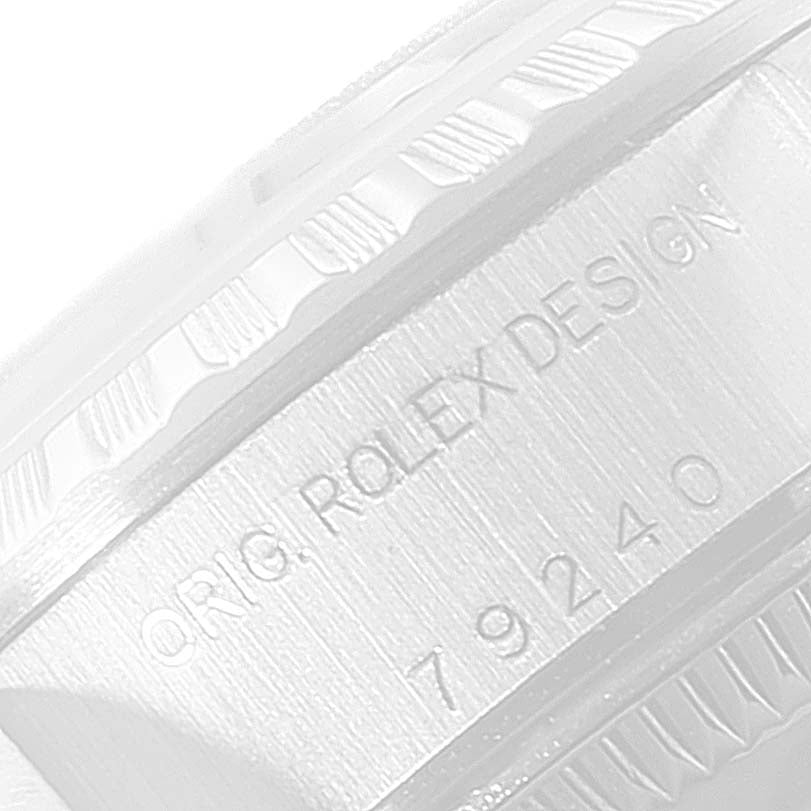 Rolex Date White Dial Jubilee Bracelet Ladies Watch 79240 Box