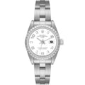 Rolex Date White Dial Jubilee Bracelet Ladies Watch 79240 Box