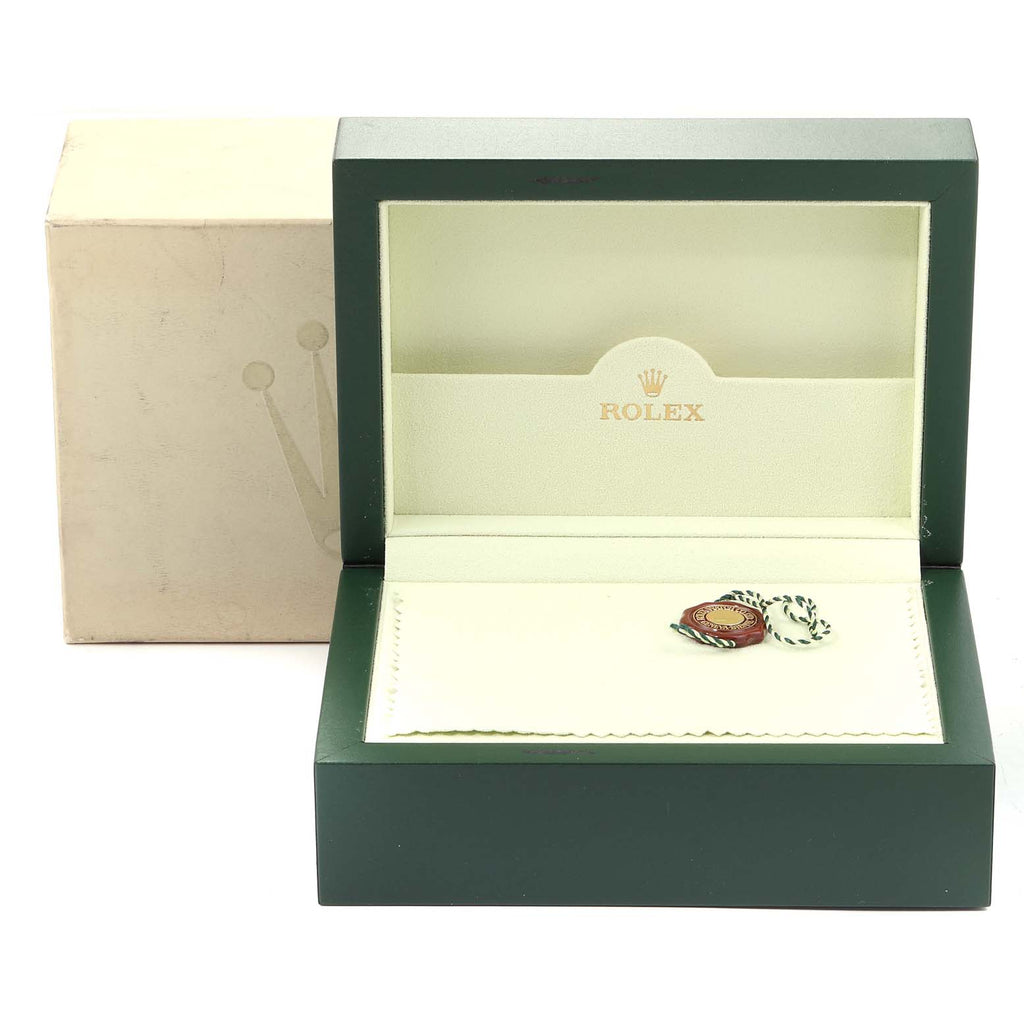 Rolex Date White Dial Oyster Bracelet Steel Mens Watch 115200
