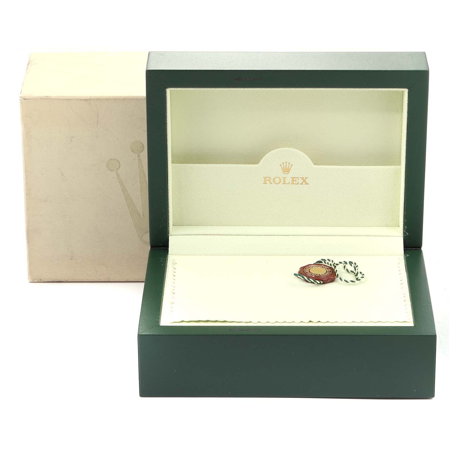 Rolex Date White Dial Oyster Bracelet Steel Mens Watch 115200