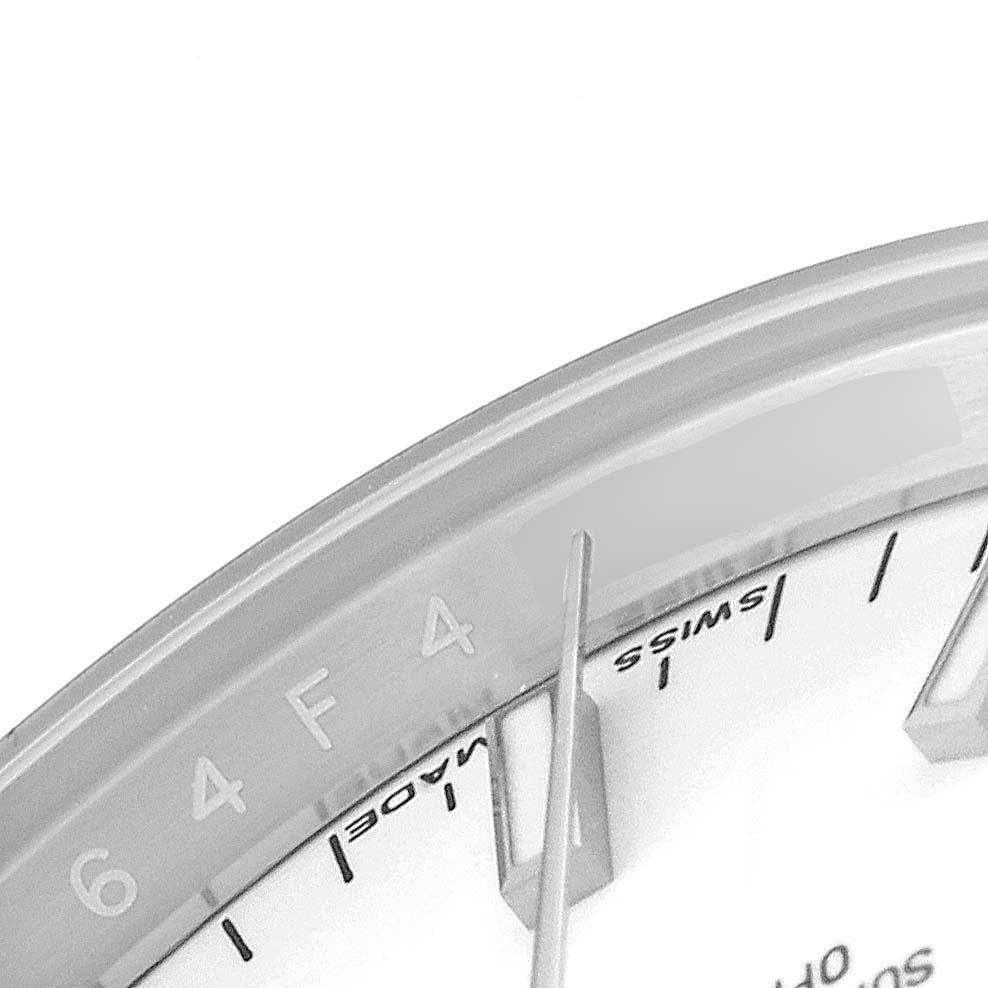 Rolex Date White Dial Oyster Bracelet Steel Mens Watch 115200 Unworn