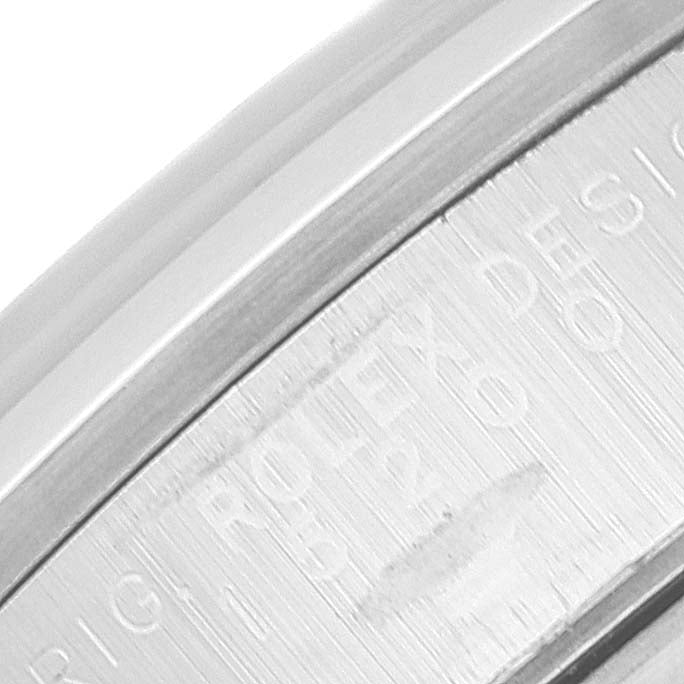 Rolex Date White Dial Smooth Bezel Steel Mens Watch 15200