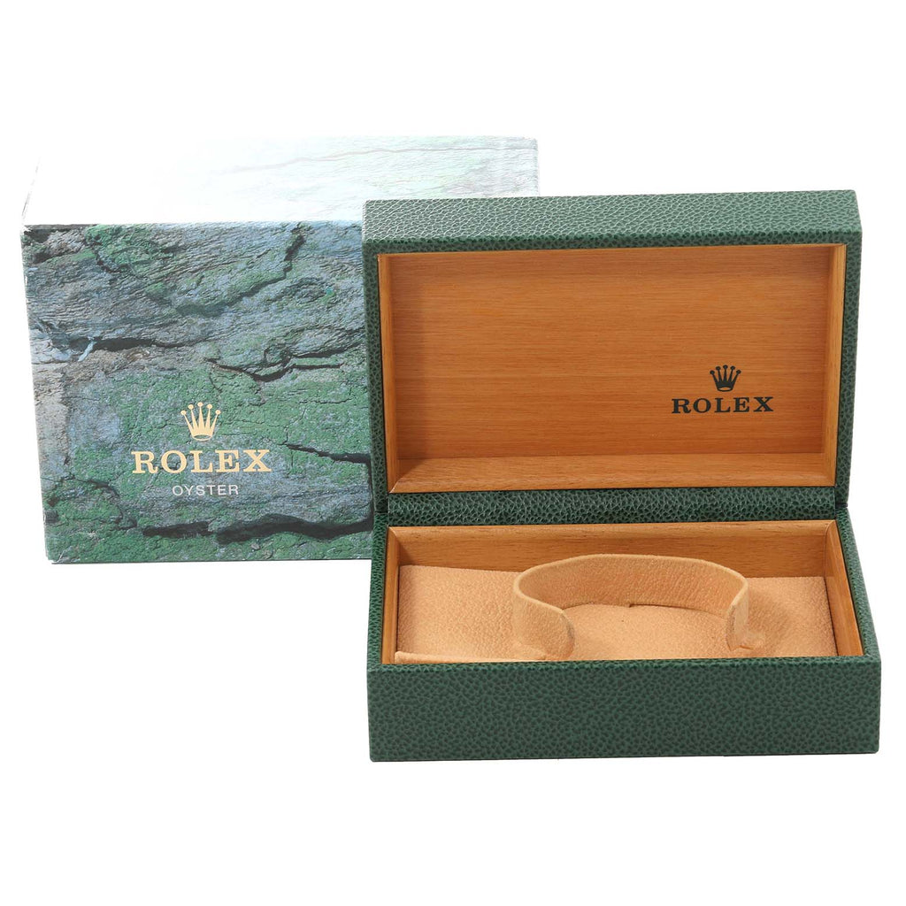 Rolex Date White Dial Smooth Bezel Steel Mens Watch 15200