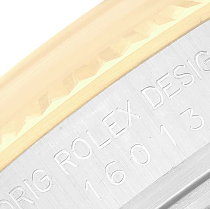 Rolex Datejust 36 Steel Yellow Gold Linen Dial Vintage Watch 16013 Box Papers