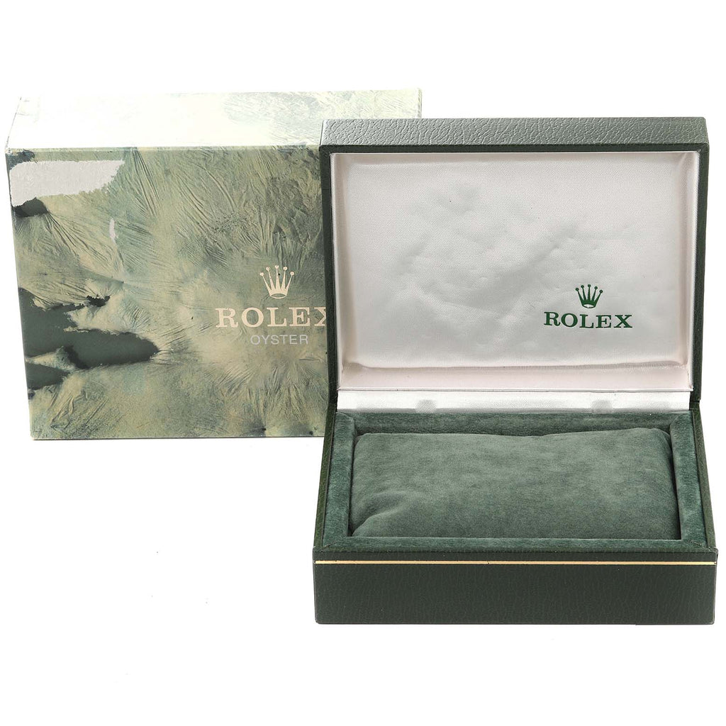 Rolex Datejust 36 Steel Yellow Gold Silver Dial Vintage Mens Watch 16013