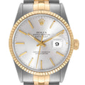 Rolex Datejust 36 Steel Yellow Gold Vintage Mens Watch 16013 + 5 extra link