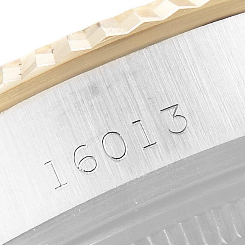 Rolex Datejust 36 Steel Yellow Gold Vintage Mens Watch 16013 Box Papers