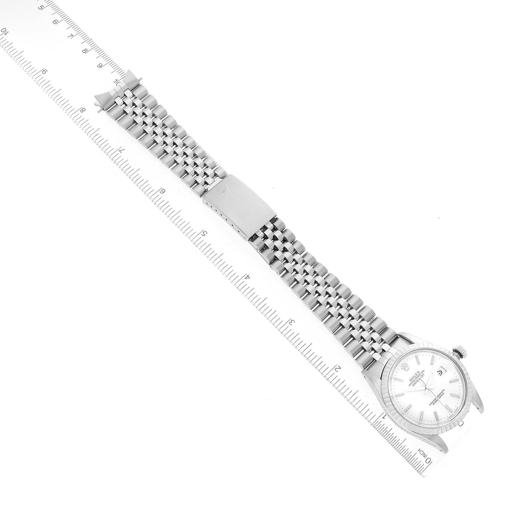 Rolex Datejust 36mm White Dial Steel Vintage Mens Watch 16030