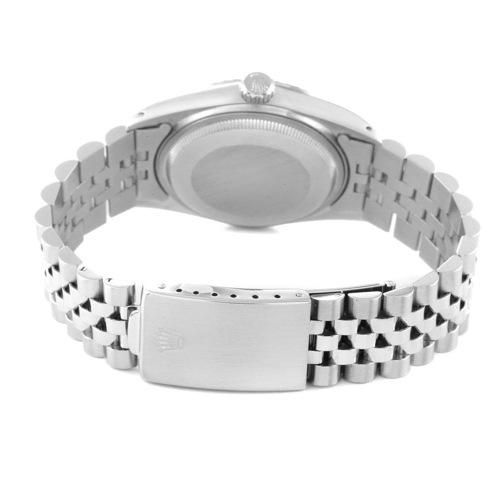 Rolex Datejust 36mm White Dial Steel Vintage Mens Watch 16030