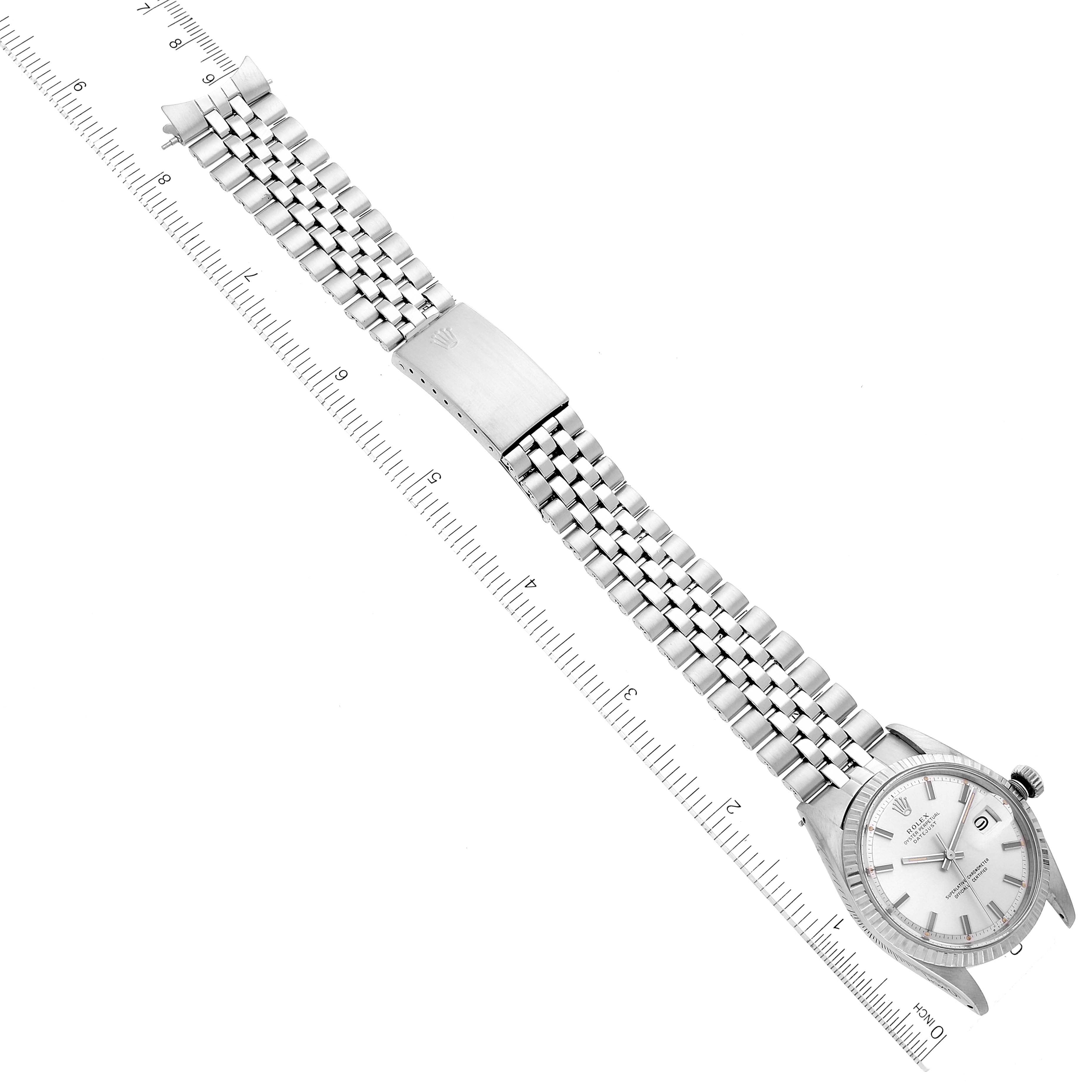 Rolex Datejust Sigma Wide Boy Dial Jubilee Bracelet Vintage Mens Watch 1603