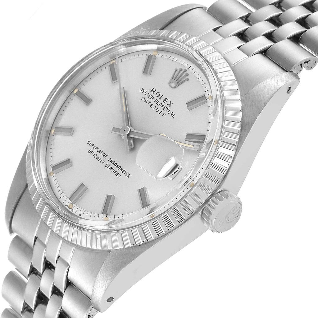 Rolex Datejust Sigma Wide Boy Dial Jubilee Bracelet Vintage Mens Watch 1603