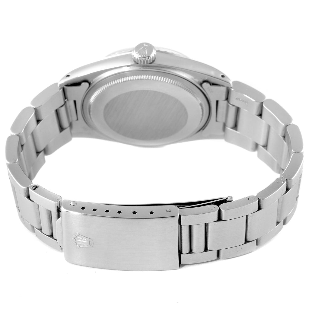 Rolex Datejust Silver Dial Oyster Bracelet Vintage Mens Watch 1603 Box Papers