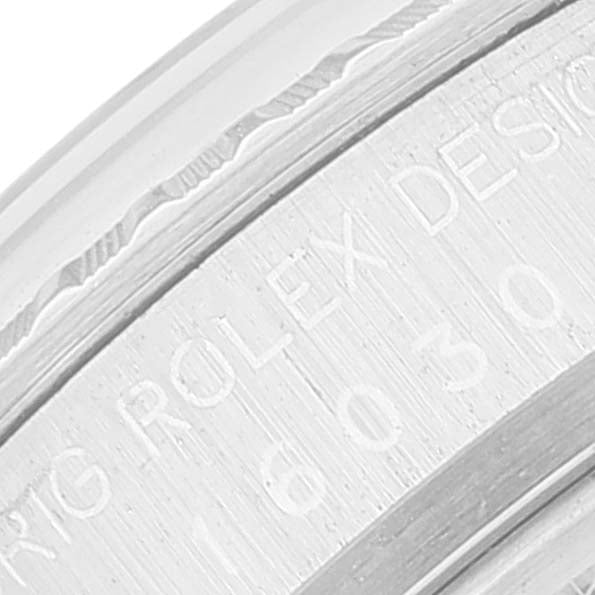 Rolex Datejust Silver Dial Vintage Steel Mens Watch 16030 Box Papers