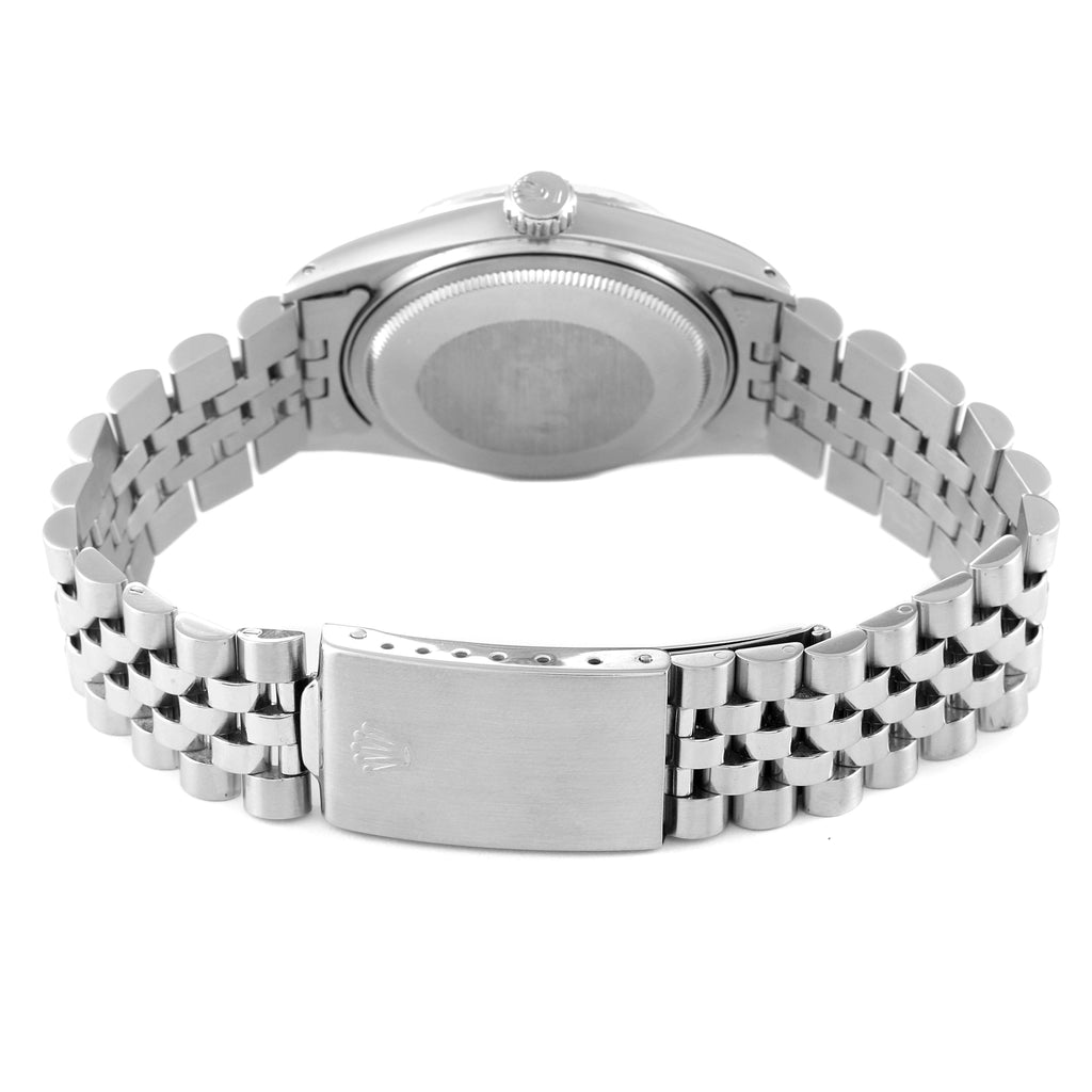 Rolex Datejust Silver Sigma Dial Oyster Bracelet Vintage Mens Watch 1603