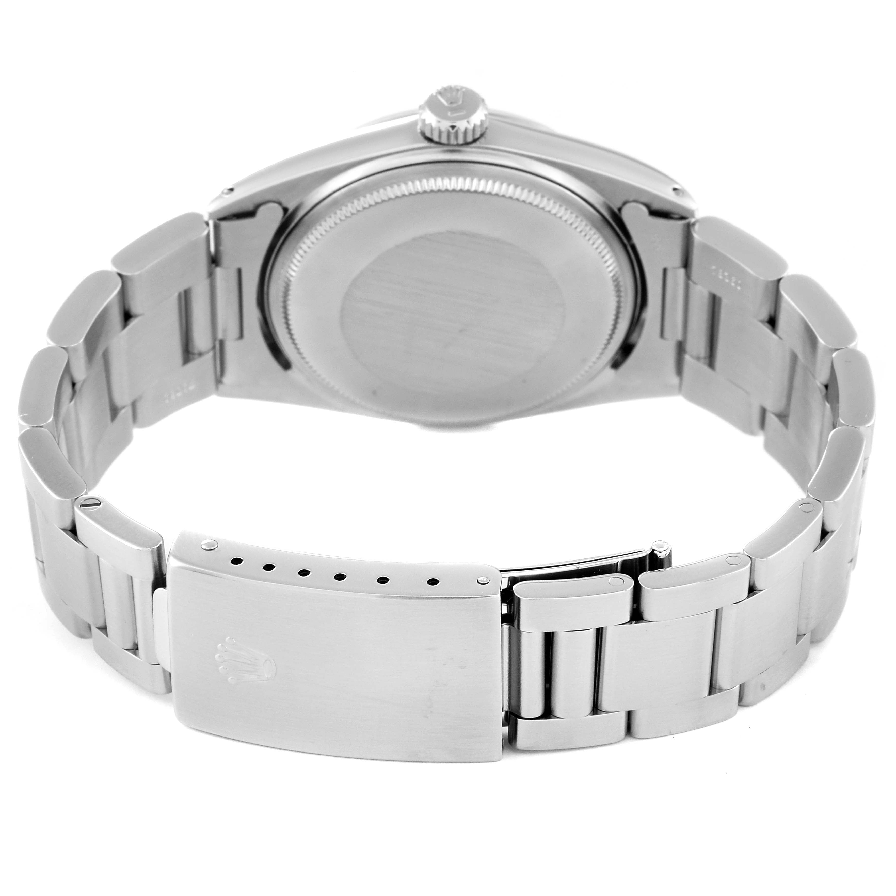 Rolex Datejust Steel Grey Dial Vintage Mens Watch 1600