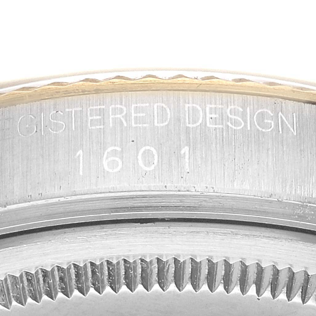 Rolex Datejust Steel Yellow Gold Champagne Dial Vintage Mens Watch 1601