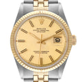 Rolex Datejust Steel Yellow Gold Sigma Dial Vintage Mens Watch 1601