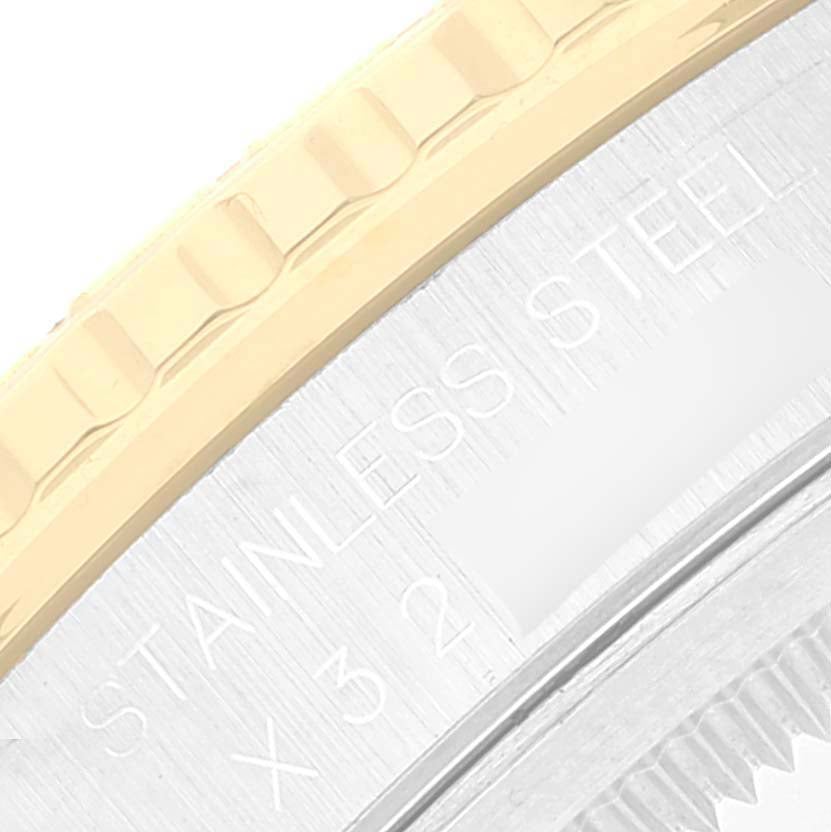 Rolex Datejust Turnograph Steel Yellow Gold Ivory Dial Mens Watch 16263