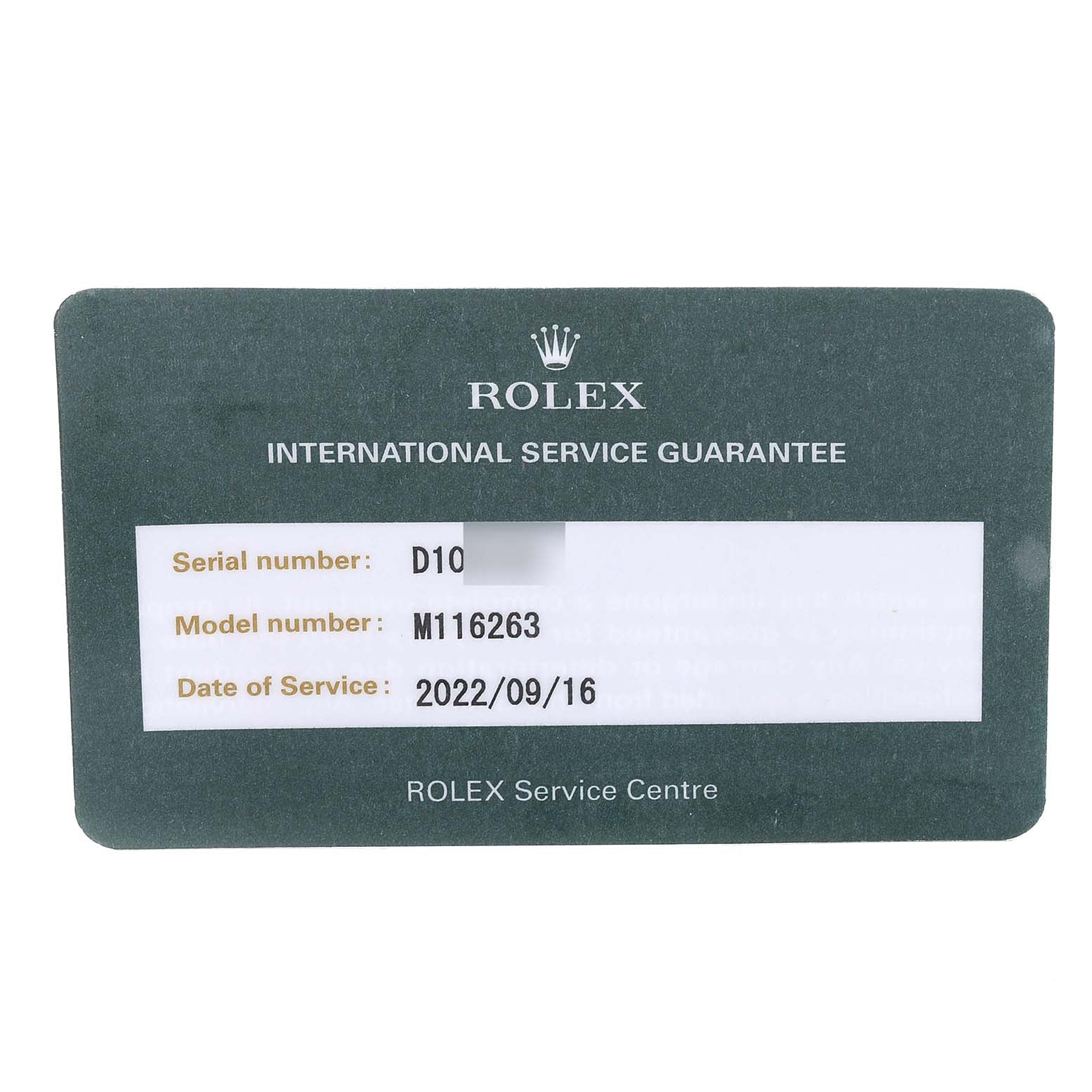 Rolex Datejust Turnograph Steel Yellow Gold Mens Watch 116263 Box Service Card