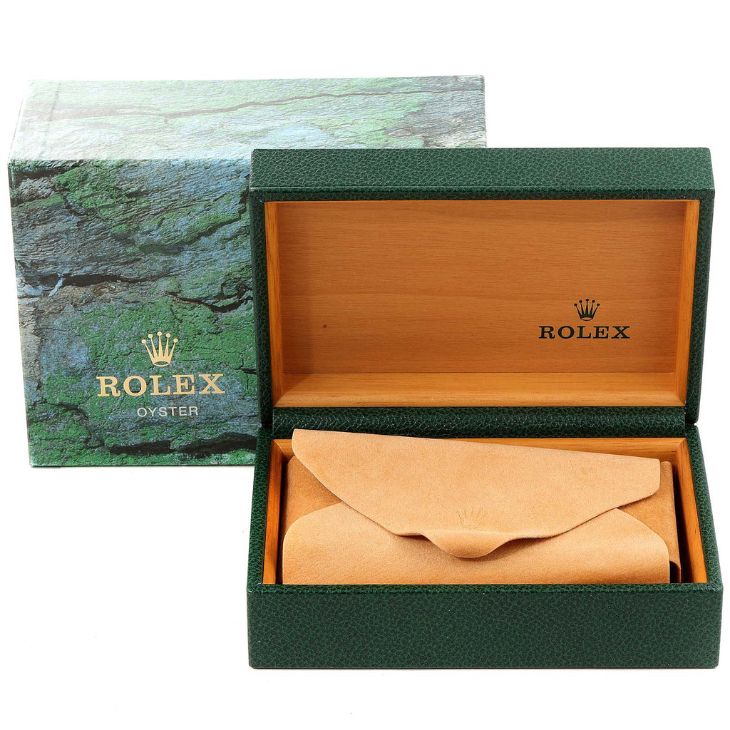 Rolex Datejust Turnograph Steel Yellow Gold Mens Watch 16263 Box