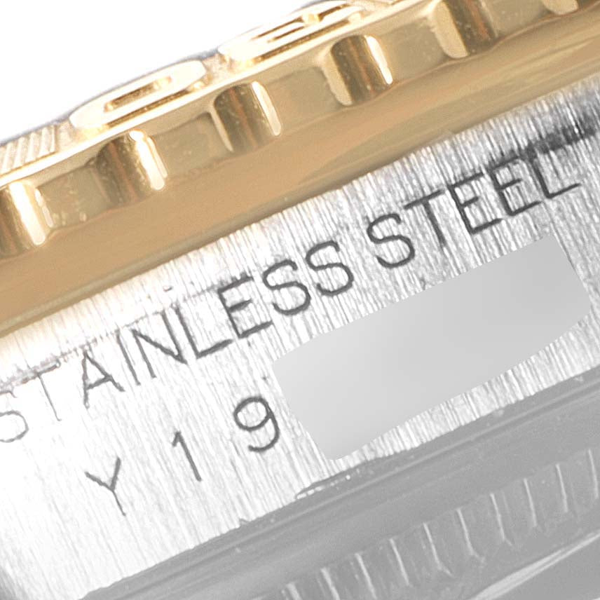Rolex Datejust Turnograph Steel Yellow Gold Mens Watch 16263 Box