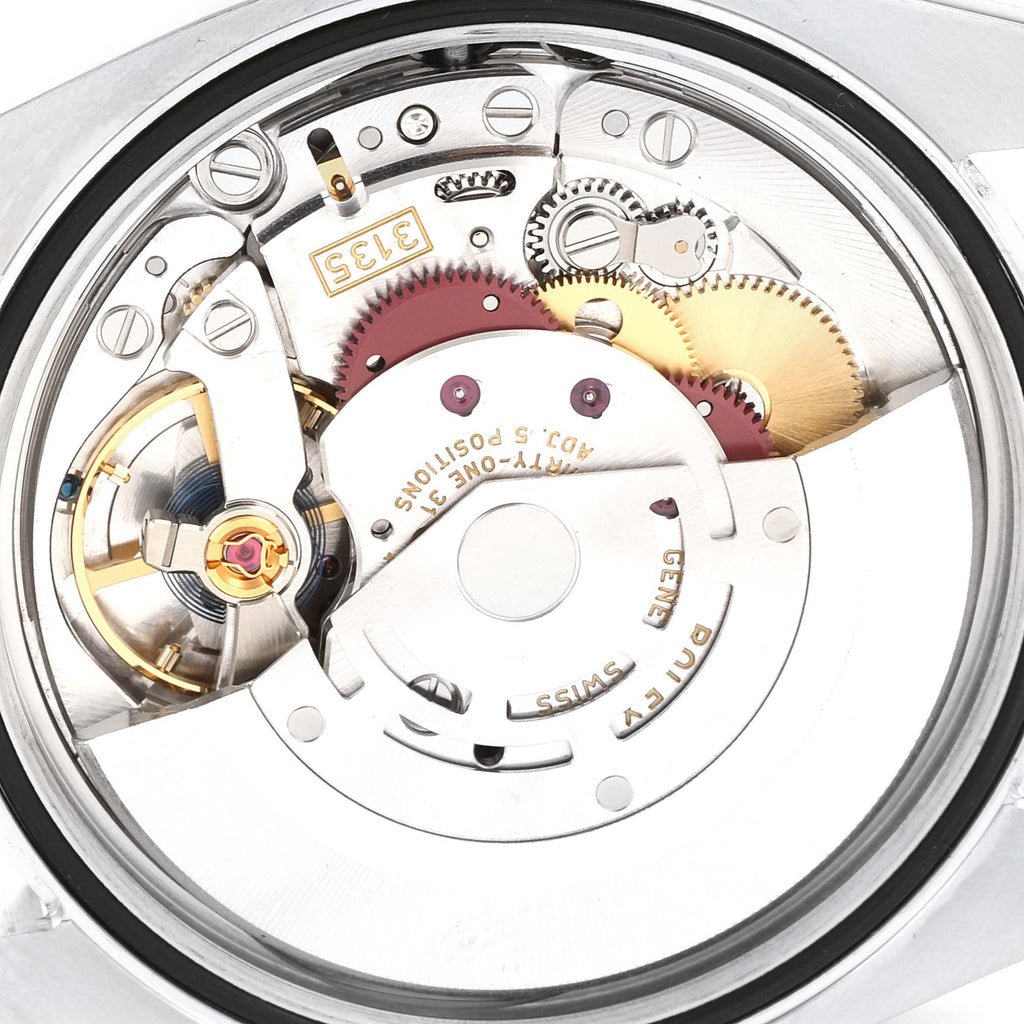 Rolex Datejust White Baton Dial Steel Mens Watch 116200 Box Card