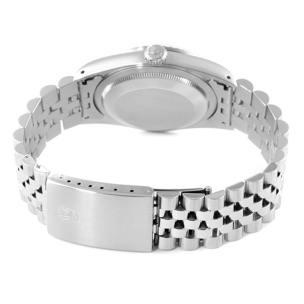 Rolex Datejust White Dial Jubilee Bracelet Steel Mens Watch 16220