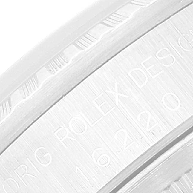 Rolex Datejust White Dial Jubilee Bracelet Steel Mens Watch 16220 Box Papers