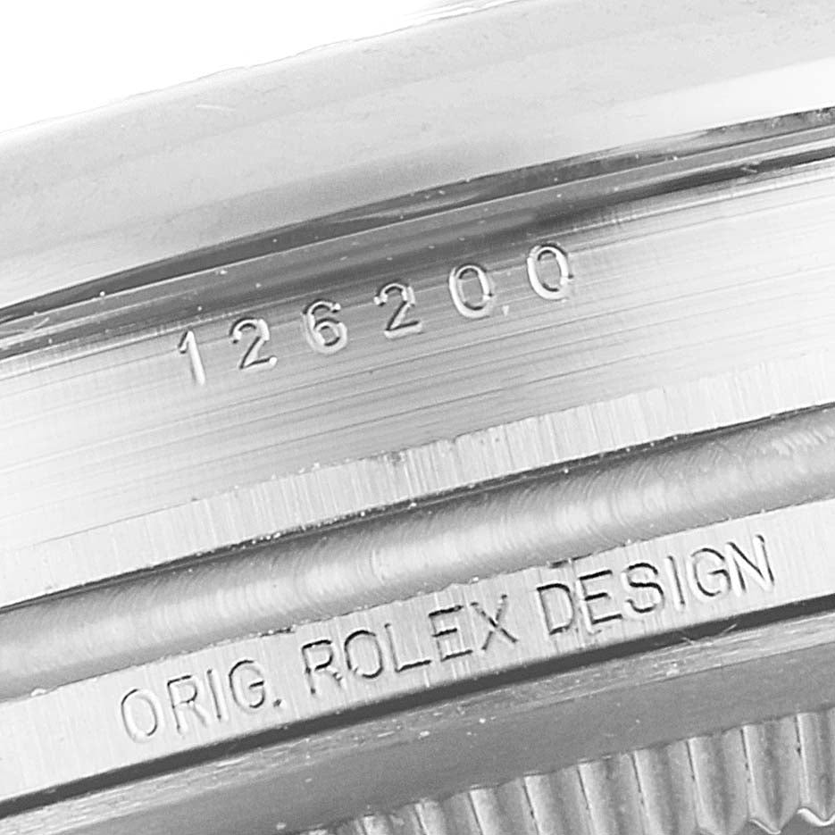 Rolex Datejust White Dial Oyster Bracelet Steel Mens Watch 126200 Box Card