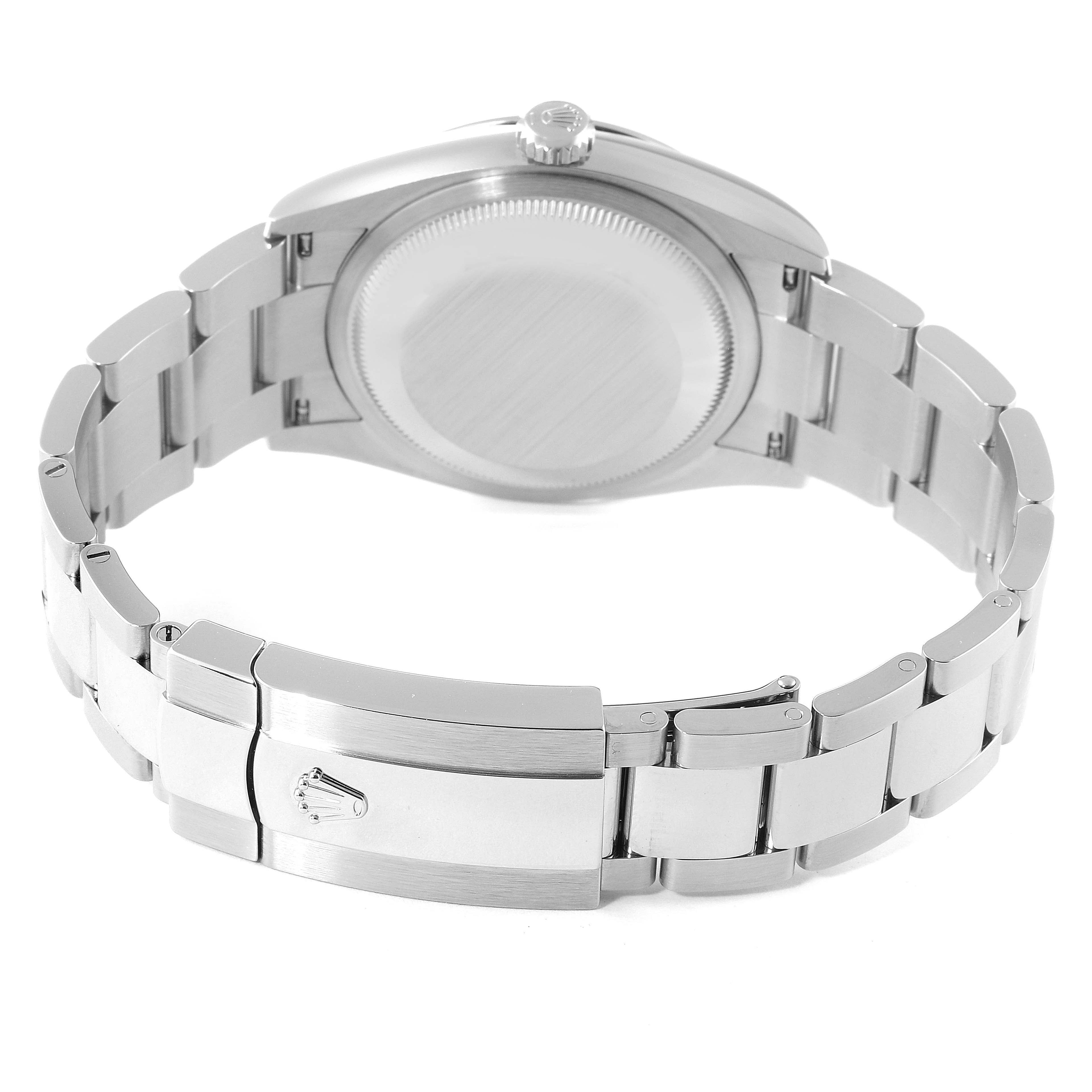 Rolex Datejust White Dial Oyster Bracelet Steel Mens Watch 126200 Unworn
