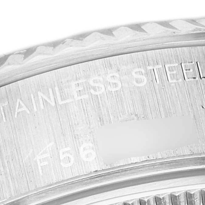 Rolex Datejust White Gold Mother Of Pearl Diamond Dial Steel Ladies Watch 79174