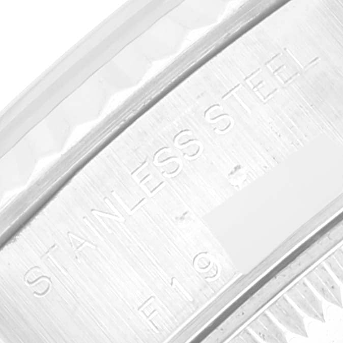 Rolex Datejust White Gold Roman Dial Steel Ladies Watch 79174