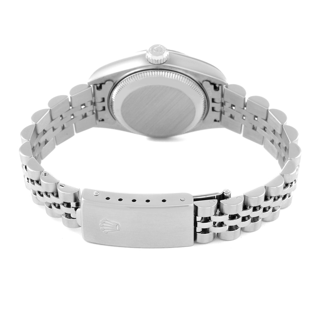 Rolex Datejust White Gold Roman Dial Steel Ladies Watch 79174