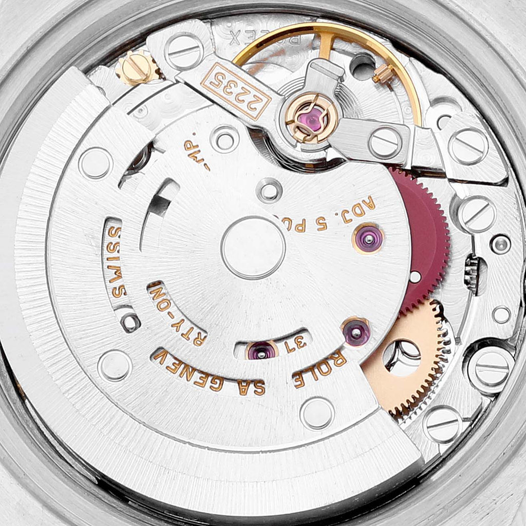 Rolex Datejust White Gold Roman Dial Steel Ladies Watch 79174