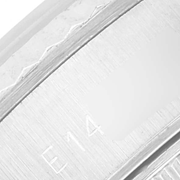 Rolex Datejust White Gold Silver Diamond Dial Ladies Watch 69174 Box Papers