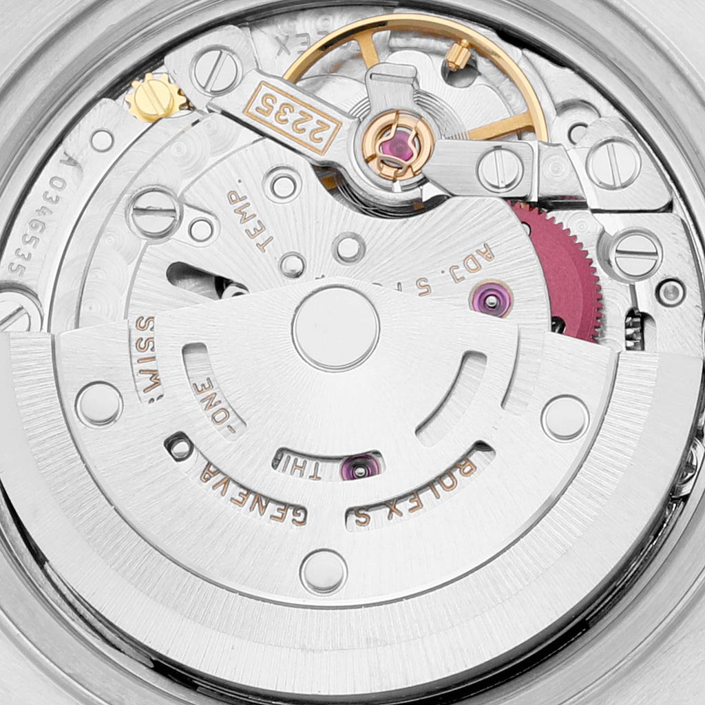 Rolex Datejust White Gold Silver Roman Dial Steel Ladies Watch 79174
