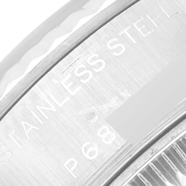 Rolex Datejust White Gold Silver Roman Dial Steel Ladies Watch 79174