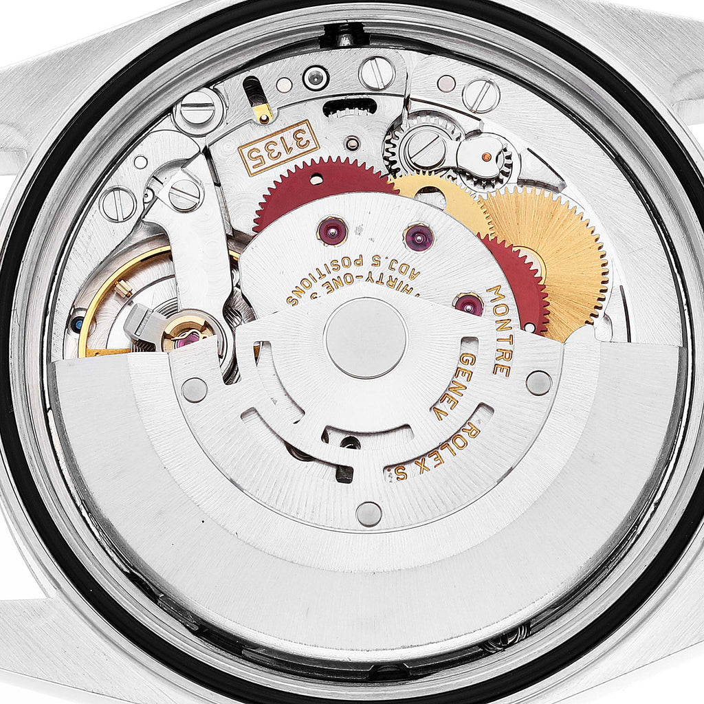 Rolex Datejust White Roman Dial Steel Mens Watch 16200
