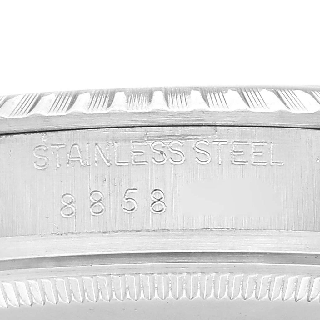 Rolex Datejust White Roman Dial Steel Vintage Mens Watch 16030
