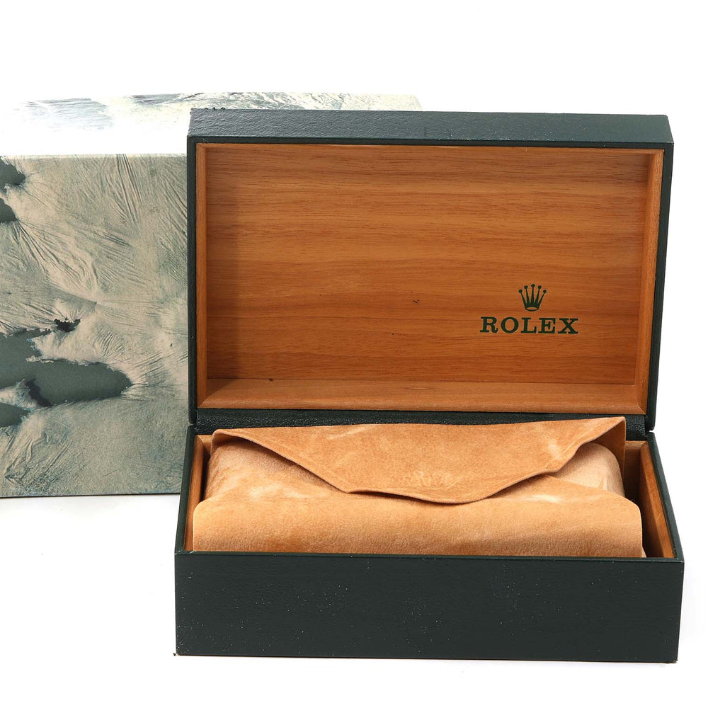 Rolex Datejust Yellow Gold Bark Finish Champagne Dial Mens Watch 16248