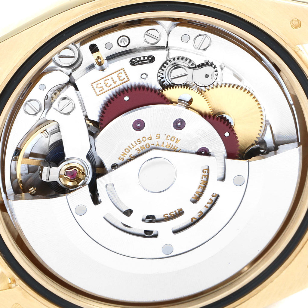 Rolex Datejust Yellow Gold Champagne Diamond Dial Mens Watch 116238