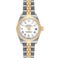 Rolex Datejust Yellow Gold White Diamond Dial Ladies Watch 79173