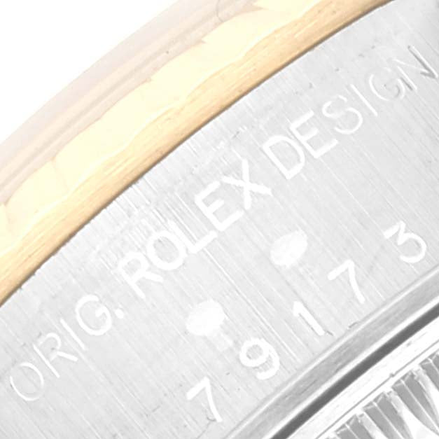 Rolex Datejust Yellow Gold White Diamond Dial Ladies Watch 79173