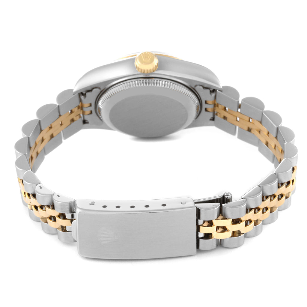 Rolex Datejust Yellow Gold White Diamond Dial Ladies Watch 79173